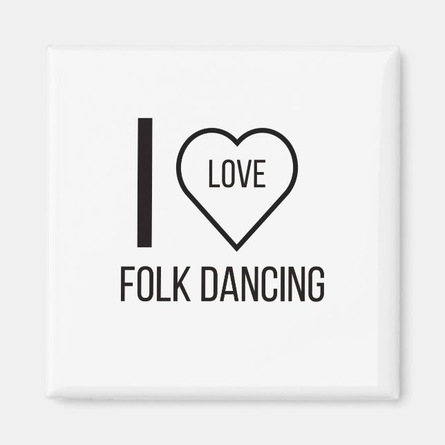 I LIEBE DANCING MAGNET (Vorne)