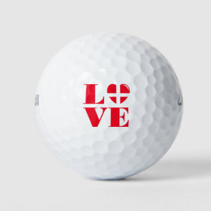 I Liebe Dänemark Golfball
