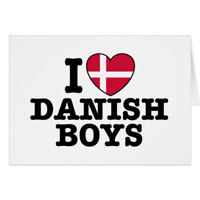 I Liebe Danish Boys (Vorderseite (Horizontal))