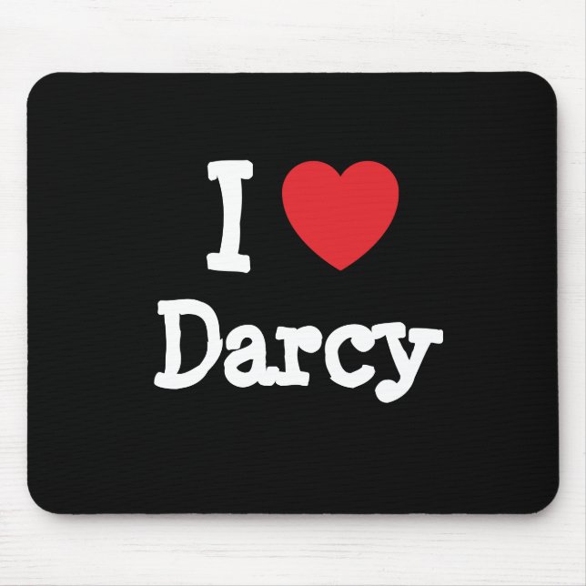 I Liebe Darcy Hercy T - Shirt Mousepad (Vorne)