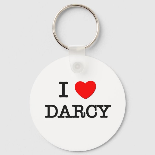 I Liebe Darcy Schlüsselanhänger (Vorderseite)