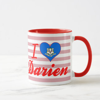 I Liebe Darien, Connecticut Tasse