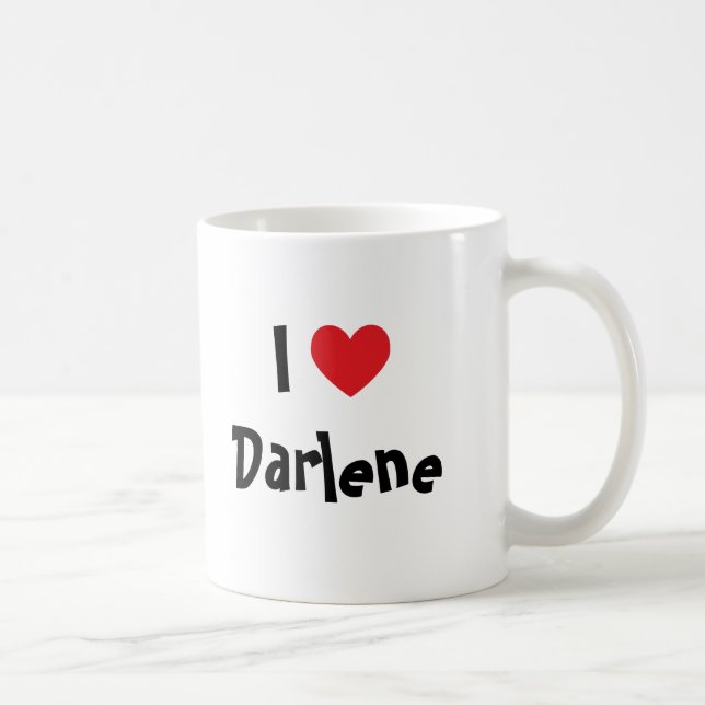 I Liebe Darlene Tasse (Rechts)