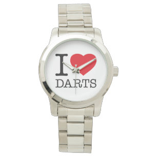 I LIEBE DARTS ARMBANDUHR
