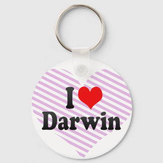 I Liebe Darwin Schlüsselanhänger