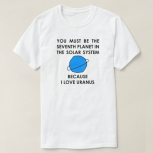 I Liebe das 7. Planeten-Solarsystem Uranus T-Shirt