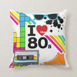 I Liebe das 80er Kissen