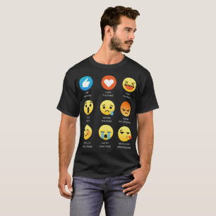 I Liebe das Klavier Emoji Emoticon-Grafik-T-Shirt T-Shirt