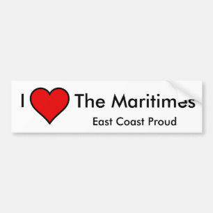 I Liebe das Maritimes Autoaufkleber