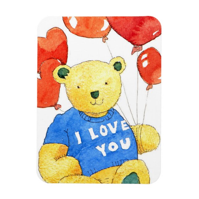 I Liebe, dass du Bär bist - Ballon 2011 Magnet (Vertikal)