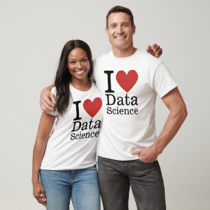I ❤️ Liebe Data Science (für Mitarbeiter) CUSTOM T-Shirt