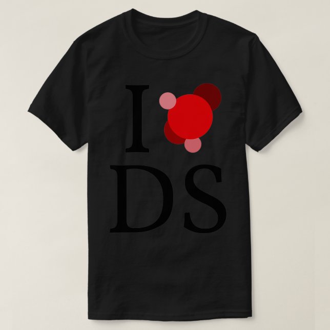 I Liebe Datenwissenschaft 3 T-Shirt (Design vorne)