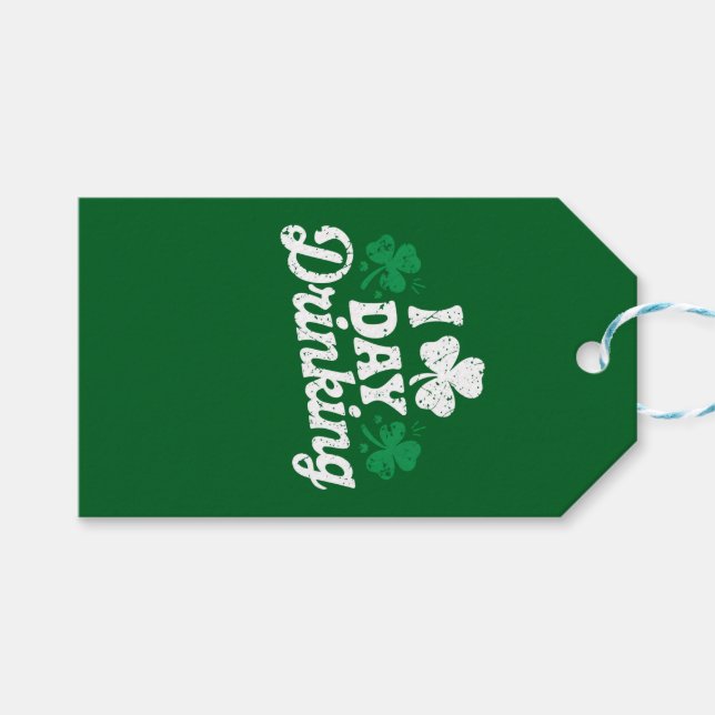I Liebe Day Drinking Funny St Patrick's Day Irish Geschenkanhänger (Vorderseite (Horizontal))