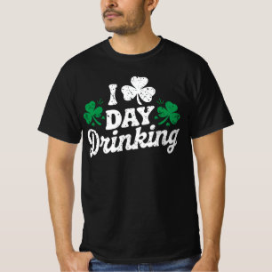 I Liebe Day Drinking Funny St Patrick's Day Irish T-Shirt