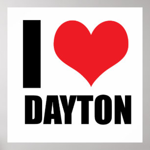 I Liebe Dayton Poster