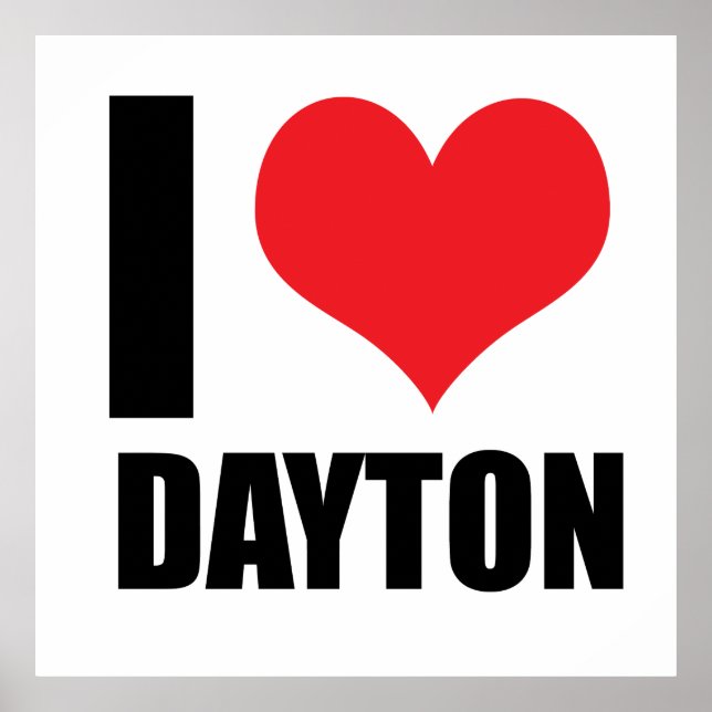 I Liebe Dayton Poster (Vorne)