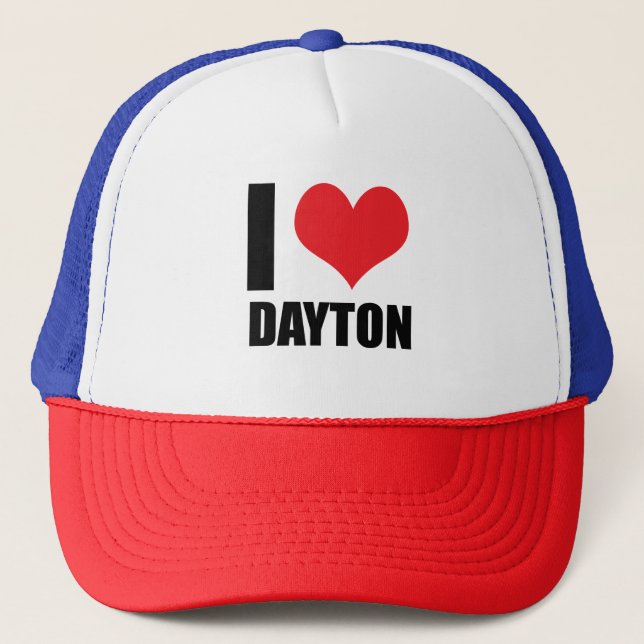 I Liebe Dayton Truckerkappe (Vorderseite)