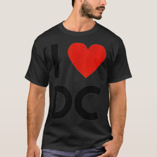I Liebe DC Herzbezirk Columbia Liebe Fan Appa T-Shirt