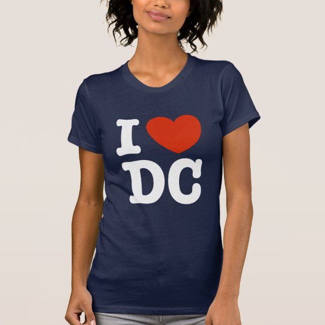 I LIEBE DC T-Shirt (Vorderseite)