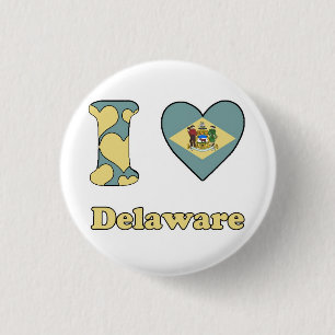 I Liebe Delaware Button