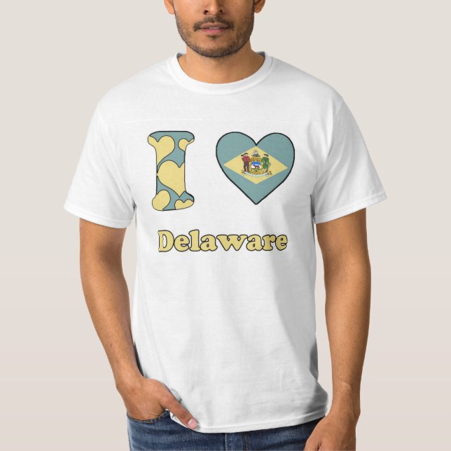 I Liebe Delaware T-Shirt (Vorderseite)