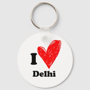 I Liebe Delhi Schlüsselanhänger