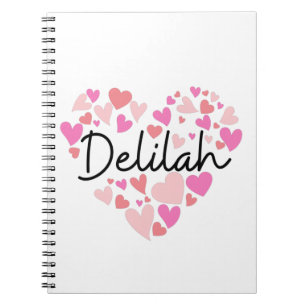 I Liebe Delilah Notizblock