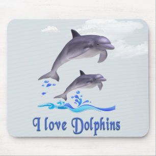 I Liebe Delphine Mousepad