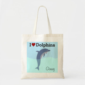 I Liebe Delphine Tote Bag Tragetasche