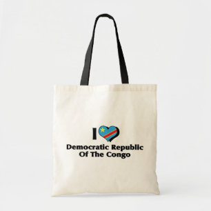 I Liebe Demokratische Republik Kongo Tragetasche