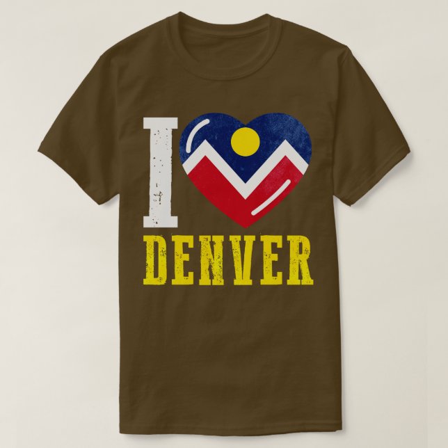 I Liebe Denver T-Shirt (Design vorne)