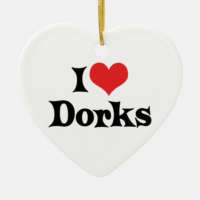 I Liebe Deppe Ornament (Vorne)