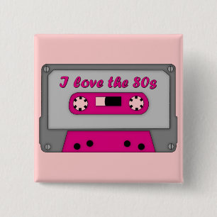 I Liebe der 80er (Kassette) Button