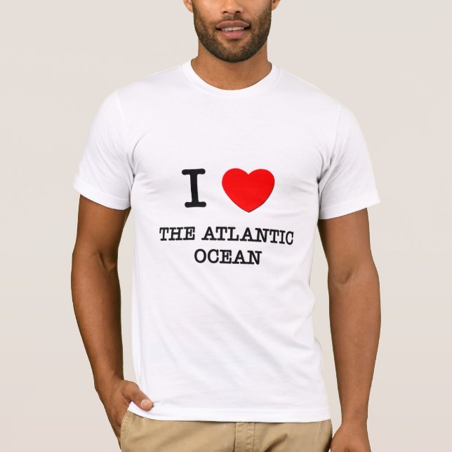 I Liebe der Atlantik T-Shirt (Vorderseite)