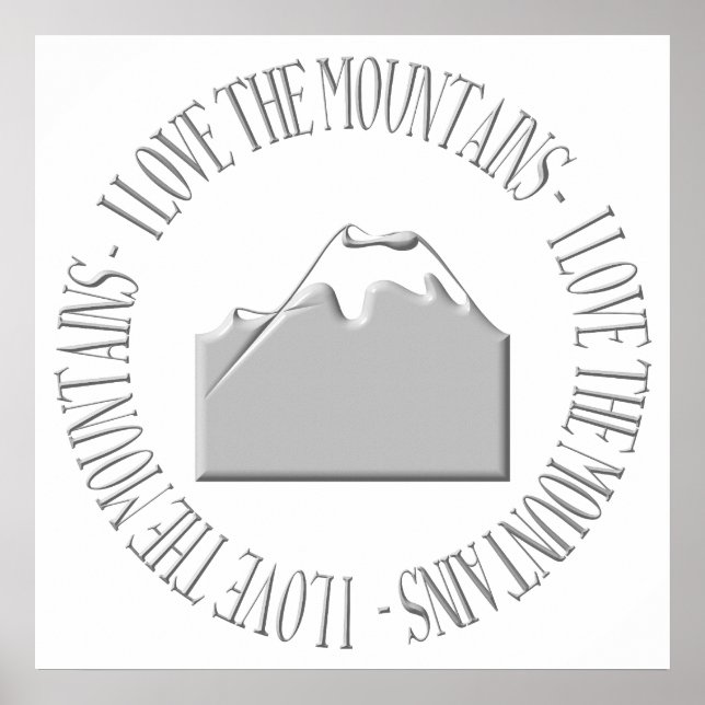 I Liebe der Berge Poster (Vorne)