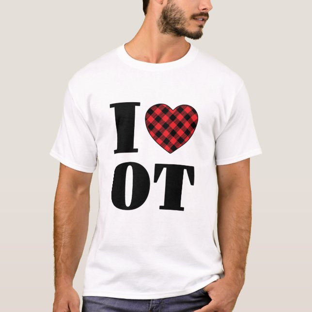 I Liebe der Berufstherapie T-Shirt (Vorderseite)