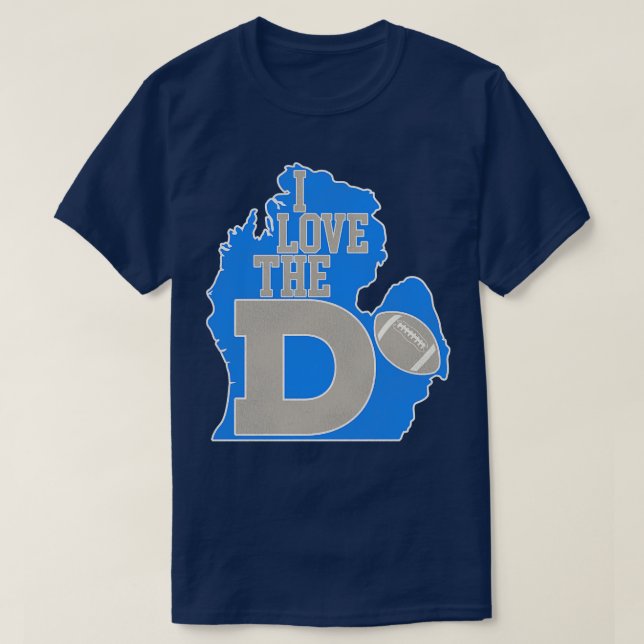 I Liebe der D Löwen T-Shirt (Design vorne)