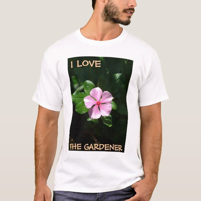 I LIEBE, DER GÄRTNER - männliche Gärtner T-Shirt (Vorderseite)