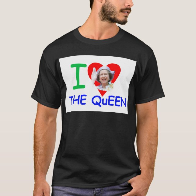 I Liebe der Königin - Königin Elisabeth II T-Shirt (Vorderseite)