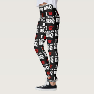 I Liebe der koreanischen GRILLEN (고 기 이) Leggings
