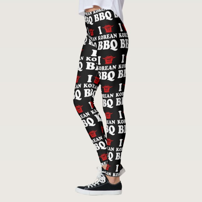 I Liebe der koreanischen GRILLEN (고 기 이) Leggings (Links)