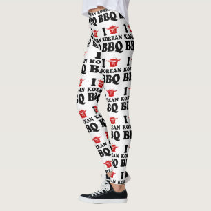 I Liebe der koreanischen GRILLEN (고 기 이) Leggings