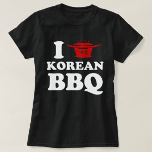 I Liebe der koreanischen GRILLEN (고 기 이) T-Shirt