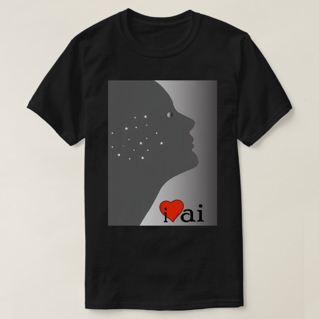 I Liebe der künstlichen Intelligenz 1 T-Shirt (Design vorne)