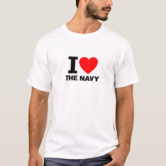 I Liebe der Marine T-Shirt (Vorderseite)