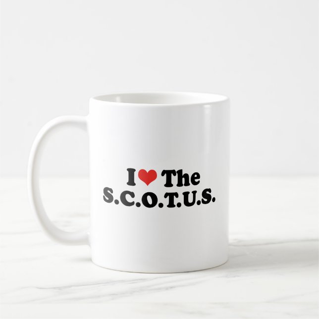 I LIEBE DER SCOTUS - .png Kaffeetasse (Links)