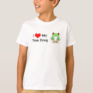 I Liebe der T - Shirt meine Baum-Frosch-Kinder