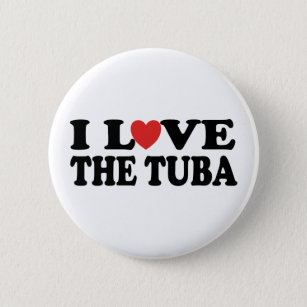 I Liebe der Tuba Button