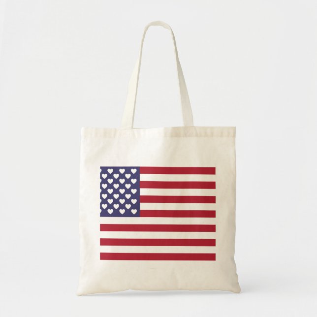 I LIEBE DER USA, AMERIKA FLA TRAGETASCHE (Vorne)
