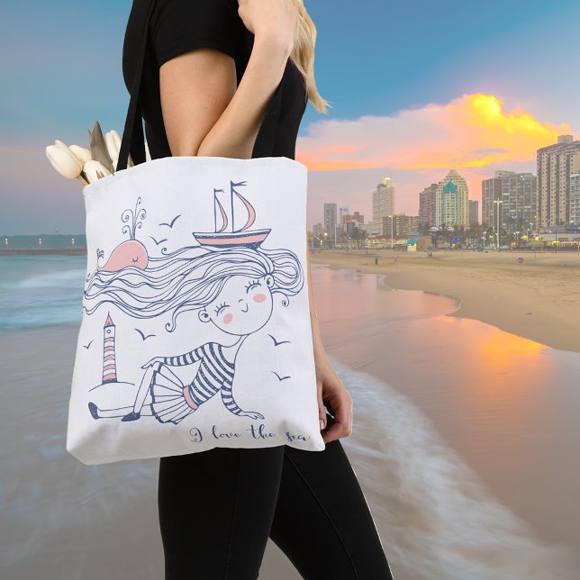 I Liebe der Wasser-Whimsikal-Tote-Tasche (Von Creator hochgeladen)